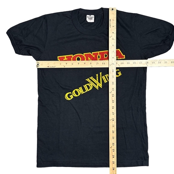 Vintage Black Tee with Red and Yellow Print - Picture 8 of 8